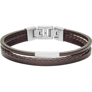 Fossil Мъжка кожена гривна Fossil JF03323040 Fossil | Mnogotsveten | МЪЖЕ | UNI