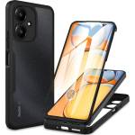 Techsuit Калъф за Xiaomi Redmi 13C 5G / Poco M6 + Калъф - ColorVerse 360 Series - Черен