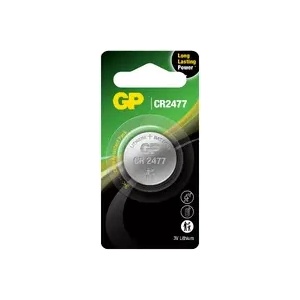 Gp batteries Бутонна батерия литиева gp batteries cr-2477, 3v (gp-bl-cr2477e-7u1) - xtreme