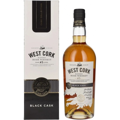 West Cork Char No. 5 Level Black CASK Finish Blended Irish whisky 40% 0,7 l (tuba)