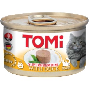 TOMI Duck pate пастет за котки - 0.085кг