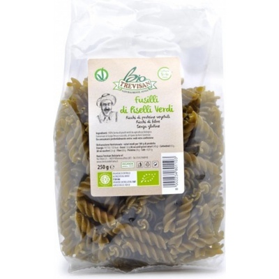 Trevisan bezlepkové cestoviny Fusilli so zeleným hráškom 250 g