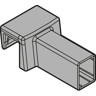 BLUM ZC7U11E0 Ambia-line držiak priečneho relingu LBX free karbon čierna CS-M 1090030105