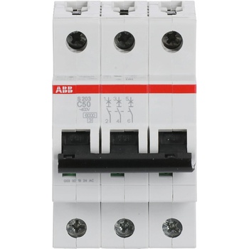 ABB s203-c50/3p АВТОМАТ. ПРЕДПАЗИТЕЛ (m518021)