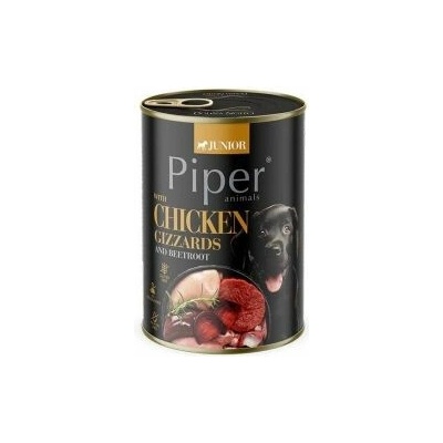 Piper Junior s kuracími žalúdkami a červenou repou 400 g
