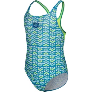 arena friends swimsuit swim pro girls soft green/multi 92cm