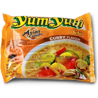 Instantná rezancová polievka kari YUM YUM 60g - 1 kus