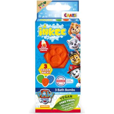 Nickelodeon Paw Patrol Bath Bomb бомбичка за вана за деца 3x15 гр