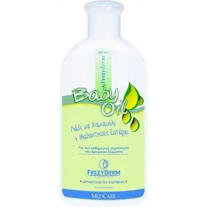 FREZYDERM Леко ароматизирано омекотяващо олио , Frezyderm Baby Oil 200ml
