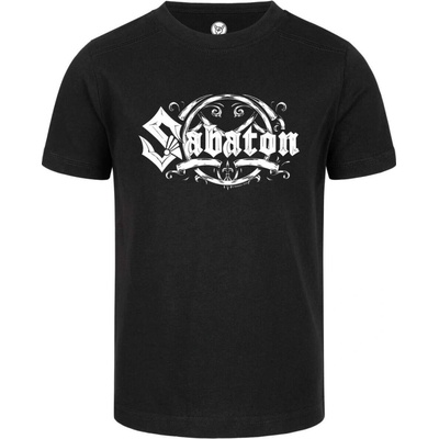 Metal-kids tričko metal Sabaton Crest čierna