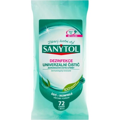 Sanytol čistiace utierky s vôňou eukalyptu 36 ks