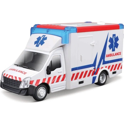 Bburago Municipal Vehicle Ambulatní vozidlo a nosítka