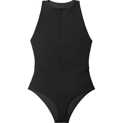 Oy Дамски бански костюм Oy Women's Surfanzug Blay Swimsuit - Schwarz Gerippt - размер XXL (150-6130-0116)