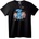 NOONEBRAND Тениска Карикатурно Противопоставяне - 2XL, Black