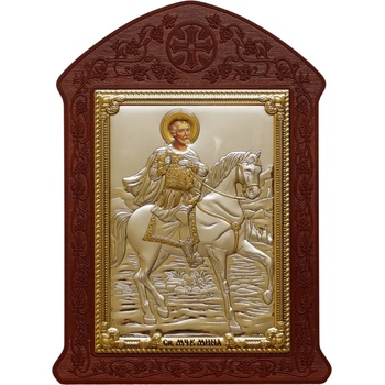 Image 1 of Свети Мина с mdf дърворезба (is31291-o)