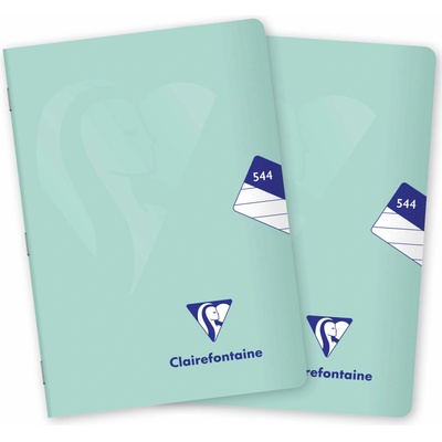 CLAIREFONTAINE Mimesys pastel PP A5 544 linajkový mätový súprava 2 ks