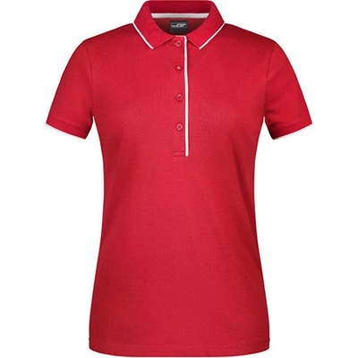 James&Nicholson Dámska polokošeľa JN727 Red