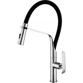 Cascada Едноръкохватков смесител за кухня Cascada Black Edition II (3510286)