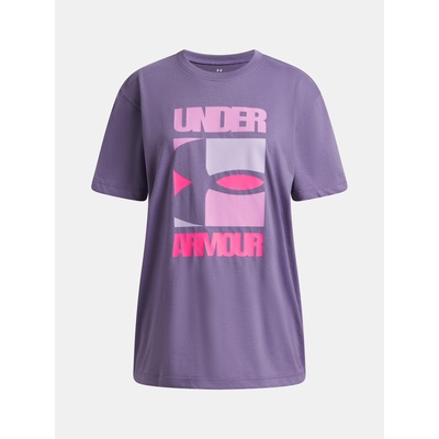Under Armour Момичешка тениска Under Armour UA G BLOCK LOGO OS SS Under Armour | Lilav | Момичешки | 128/134
