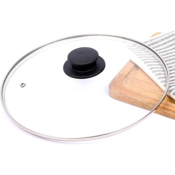 Image 1 of Steel Pan 26 см стъклен капак с метален кант Steel Pan (10625)