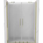 Mexen Velar Duo плъзгащи се душ врати 140 cm, матирано стъкло, златни - 871-140-000-32-50 (871-140-000-32-50)