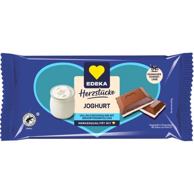 Edeka Joghurt mléčná s jogurtovou náplní 90 g