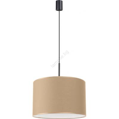Sollux SL. 1849 - Пендант на кабел NEVIA 1xE27/15W/230V Ø 40 см таупе (SLX1584)