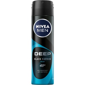 Nivea Men Deep Black Carbon Beat 48h deo spray 150 ml