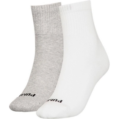 Puma HEART LOGO SHORT CREW 2 PAIRS W biele 938188-01
