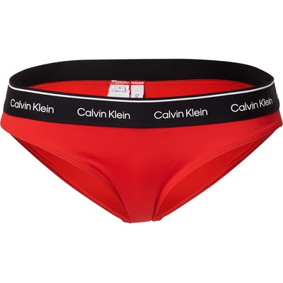 Calvin Klein Долнище на бански тип бикини червено, размер L