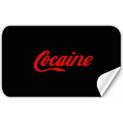 Samolepky obdélník Cocaine – Zboží Dáma