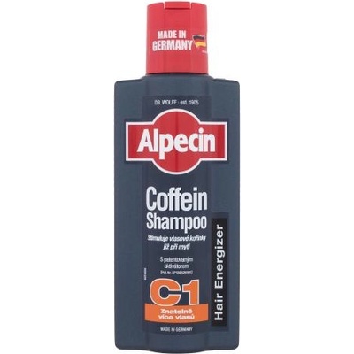 Alpecin Coffein Shampoo C1 375 ml шампоан за стимулиране на растежа на косата за мъже