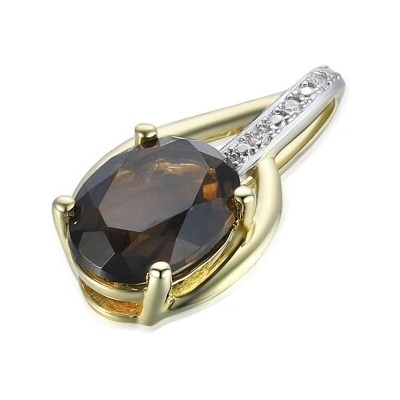 Gems Diamantový přívěsek Monroe kombinované zlato s brilianty a záhnědou 585 38 2 4529.2ZB0.0.00.HSI.620.25