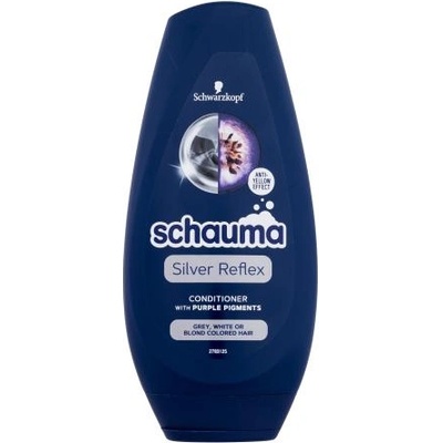 Schwarzkopf Schauma Silver Reflex Conditioner 250 ml балсам за сива, бяла или боядисана руса коса за жени