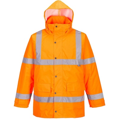 Portwest Bunda ES460 Essential Hi-Vis Winter Traffic Jacket reflexní zateplená Oranžová
