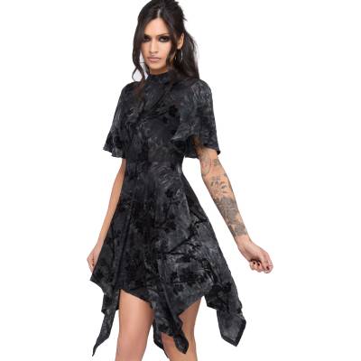 KILLSTAR дамска рокля (midi) KILLSTAR - MIDNIGHT VALE - Blue - KSRA014860
