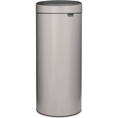 Brabantia Кош за боклук Brabantia Touch Bin New 1010459, 30 л, Безшумно и плавно затваряне, Светлосив (1010459)