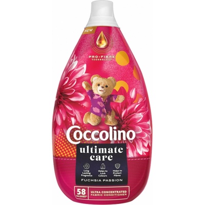 Coccolino Ultimate Care Fuchsia Passion aviváž 58 PD 870 ml