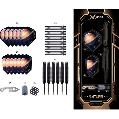 steel XQ Max Saturn Dual 22g brass, 2 sety