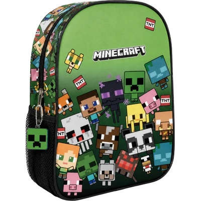 Dětský batoh Minecraft zelený 30 cm