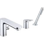 Duravit Wave - Смесител за монтаж върху борда на ваната, 3-отворен монтаж, хром WA5260000010 (WA5260000010)