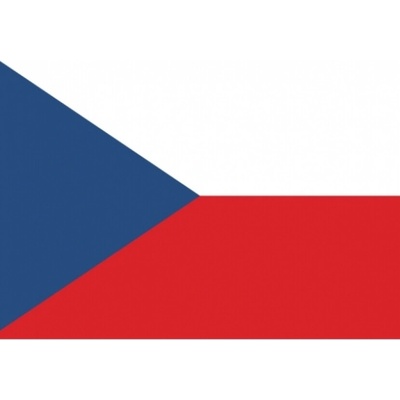 Samolepka vlajka Česká republika 14,8x21 cm 1 ks