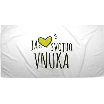 Sablio uterák ja milujem svojho vnuka 50 x 100 cm