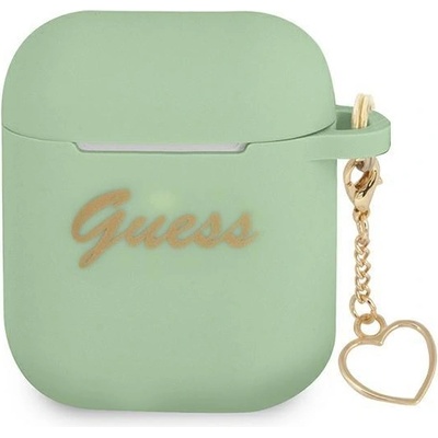 Guess AirPods cover Silicone Charm Heart Collection GUA2LSCHSN