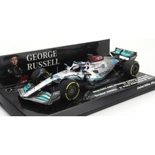 Minichamps Mercedes gp F1 W13e Team Mercedes-amg Petronas F1 N 63 3rd Hungarian Gp 2022 George Russel Stříbrná Zelená 1:43