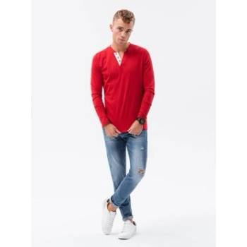 Ombre Clothing tričko s dlouhým rukávem Eliena červená L133