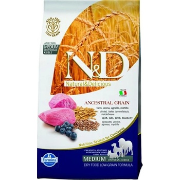 N&D Low Grain Adult Maxi Lamb & Blueberry 12 kg