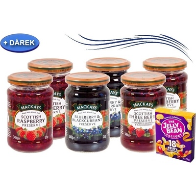 Mackays džemy Fruit Mix 6 x 340 g