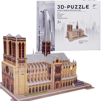 JOKOMISIADA 3D puzzle Katedrála Notre Dame, Paříž 77 ks – Sleviste.cz