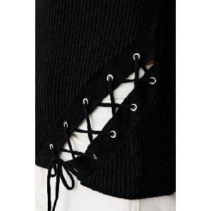 Karl Lagerfeld Jeans пуловер дамски с вискоза (B3W18009)